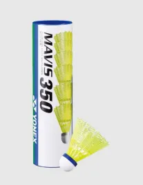 lotki-nylonowe-do-badmintona-zolte-yonex-mavis-350y-tuba-6szt-srednie