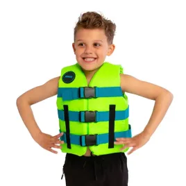kamizelka-asekuracyjna-dziecieca-jobe-nylon-life-vest-kids-50n-limonkowa