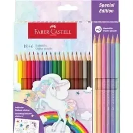 kredki-szesciokatne-jednorozec-faber-castell-18-kolorow-6-kolorow-pastelo