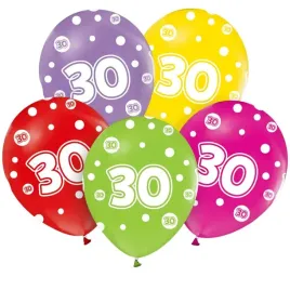 balony-30-urodziny-mix-godan-12-5-szt
