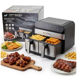 podwojna-frytkownica-beztluszczowa-9l-2400w-xxl-air-fryer-2x-kosz-piekarnik