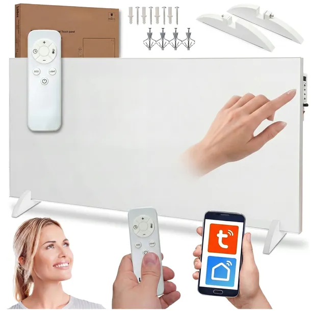 Grzejnik na podczerwień 1200W Promiennik IR WIFI PILOT Energooszczędny