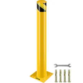 slupek-zabezpieczajacy-vevor-91-4-cm-zolty-mocny-stalowy-20x20-cm-zestaw