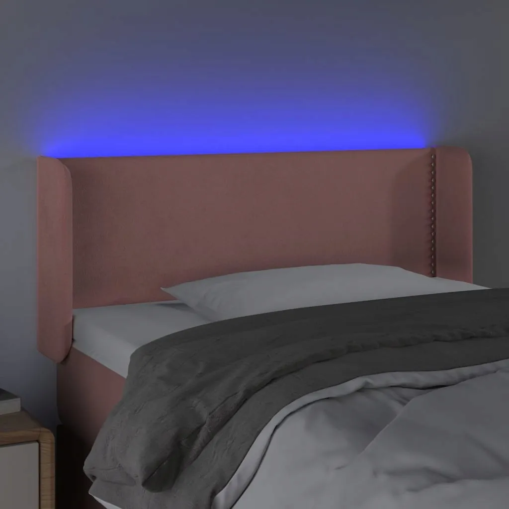 zaglowek-led-103x16x78cm-rozowy