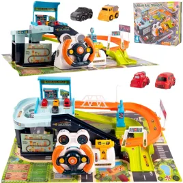 tor-parking-przeszkod-samochodowy-interaktywny-garaz-4-autka-zjezdzalnia