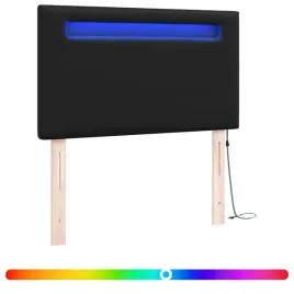 wezglowie-led-czarny-90-cm-skora-ekologiczna