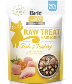brit-care-cat-snack-raw-treat-hair-skin-fish-turkey-40g