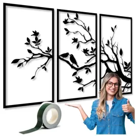 dekoracje-na-sciane-panele-z-drewna-120-cm-xxl-duzy-obraz-azurowy-drzewo