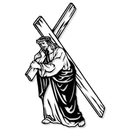 jezus-z-krzyzem-na-sciane-krzyz-panel-scienny-dewocjonalia-droga-krzyzowa