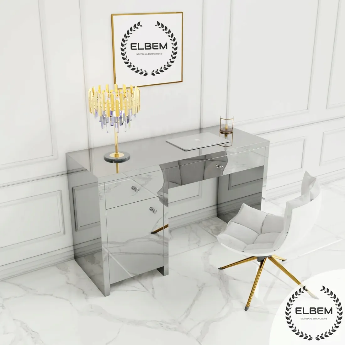lustrzane-biurko-glamour