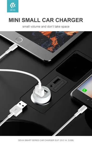 devia-ladowarka-samochodowa-smart-2x-usb-31a-biala