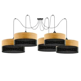 lampa-wiszaca-zyrandol-spider-abazur-z-dziurkami-drewno-e27-5x30cm