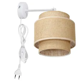 lampa-scienna-kinkiet-jutowy-potrojny-abazur-juta