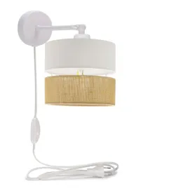 lampa-scienna-kinkiet-juta-jutowy-duo-pasy-wtyczka