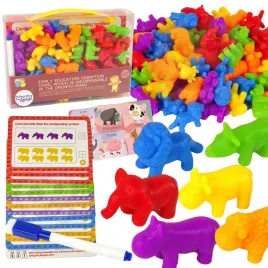 woopie-zestaw-edukacyjny-nauka-liczenia-sortowanie-kolorow-zwierzeta-83-el
