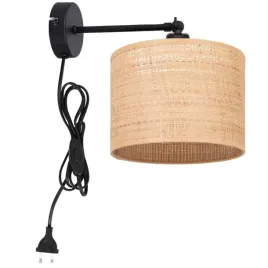 lampka-scienna-kinkiet-ratan-rattan-z-wtyczka-led