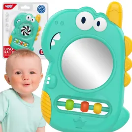 woopie-baby-zabawka-sensoryczna-gryzak-lusterko-dino