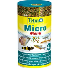 zestaw-czterech-pokarmow-dla-malych-i-srednich-ryb-tetra-micro-menu-100ml