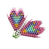 kolorowe-klocki-gami-pink-250-elementow-stan-nowy-plec-chlopcy-dziewczynki