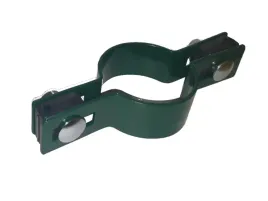 obejma-przelotowa-posrednia-slupek-okragly-fi-48-mm-zielony-panel-fi-3-mm