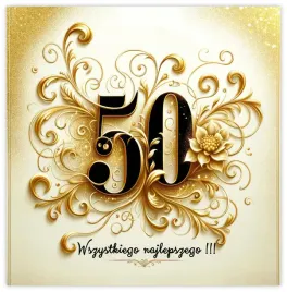 kartka-na-50-urodziny-rustykalna-zlota-elegancka-koperta