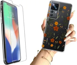 etui-na-xiaomi-12t-pro-telefon-wzory-kwiaty-szklo
