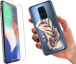 etui-na-xiaomi-redmi-note-9-telefon-wzory-kwiaty-szklo