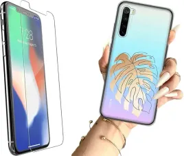etui-na-xiaomi-redmi-note-8t-telefon-wzory-kwiaty-szklo