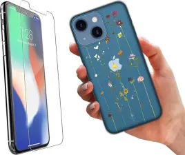 etui-na-apple-iphone-13-telefon-wzory-kwiaty-szklo