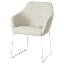 ikea-tossberg-krzeslo-metal-bialy-gunnared-bezowy