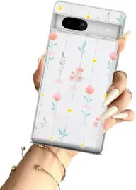 etui-na-google-pixel-7a-telefon-wzory-kwiaty