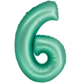 balon-foliowy-cyfra-6-mietowy-matowy-godan-30-dgt