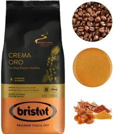 bristot-crema-oro-kawa-ziarnista-500g