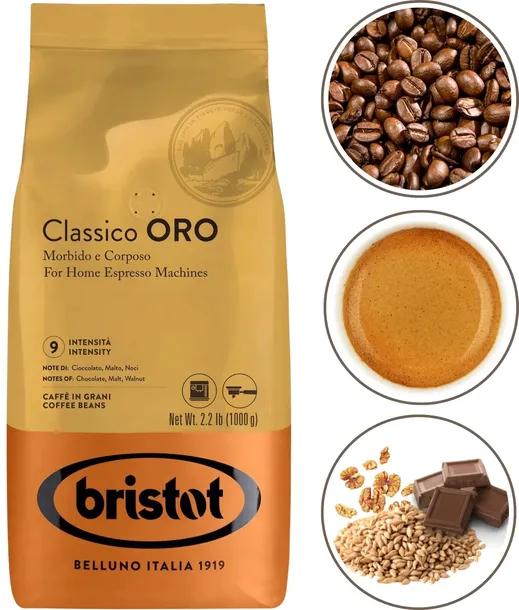 bristot-classico-oro-1000g-gatunek-kawy-kawa-mieszana