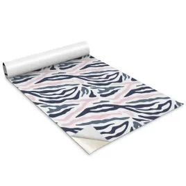 dekoracyjna-okleina-samoprzylepna-mat-kolorowa-zebra-100-x-50-cm