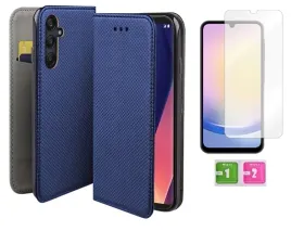 etui-z-klapka-do-samsung-galaxy-a25-5g-global-niebieski-obudowa-szklo-9h