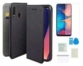 etui-z-klapka-do-samsung-galaxy-a20e-czarny-obudowa-folia-ochronna-tpu