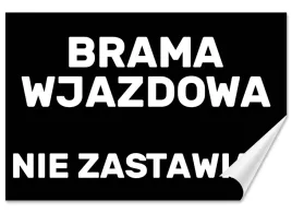 naklejka-brama-wjazdowa-nie-zastawiac-30x20-samoprzylepna