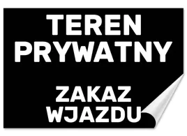 naklejka-teren-prywatny-zakaz-wjazdu-30x20-samoprzylepna