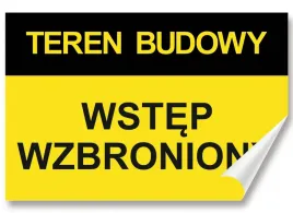 naklejka-teren-budowy-wstep-wzbroniony-30x20-samoprzylepna