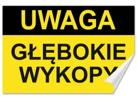 naklejka-ostrzegawcza-uwaga-glebokie-wykopy-30x20-samoprzylepna