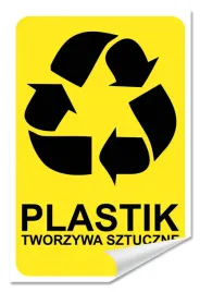 naklejka-na-kosze-segregacja-odpadow-smieci-plastik-30x20-samoprzylepna