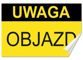 naklejka-informacyjna-uwaga-objazd-30x20-samoprzylepna