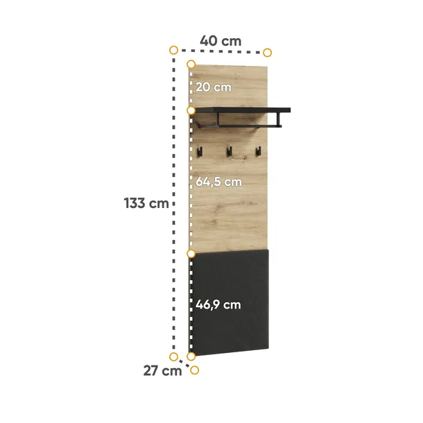 panel-quant-szerokosc-40-cm-dab-artisan-czarny-qg-07-marka-kornelo-meble