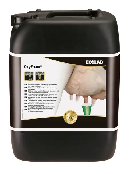 OXY-Foam 10kg - Piana do przedudojowej higieny strzyków - Ecolab