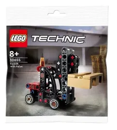 lego-technic-polybag-forklift-with-pallet-30655