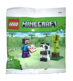 lego-minecraft-minifigure-polybag-steve-and-baby-panda-30672
