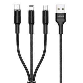 usams-kabel-pleciony-u5-3w1-15m-2aczarny-black-lightning-microusb-usb-c