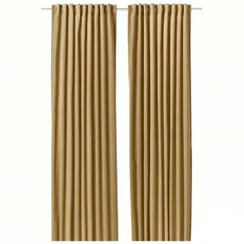 ikea-sanela-zaslony-1-para-bezowo-zolte-z-tasma140x250-cm