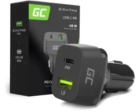 ladowarka-samochodowa-green-cell-48w-1x-usb-c-1x-usb-a-power-delivery-30w